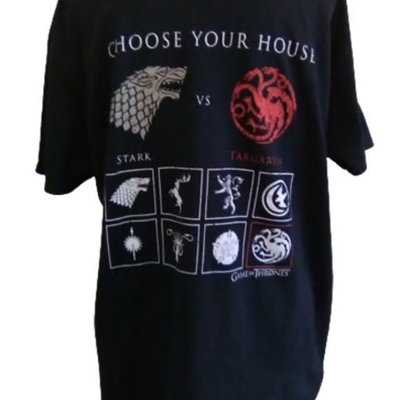Game of Thrones CHOOSE YOUR HOUSE T-Shirt (XL) - Picture 7 of 7